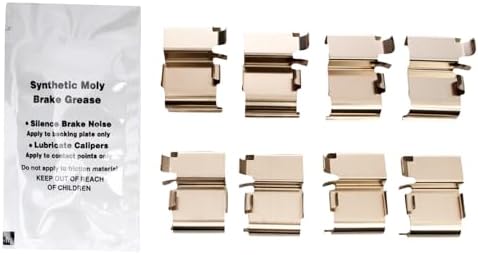 TRQ Front Brake Pads Ceramic Hardware