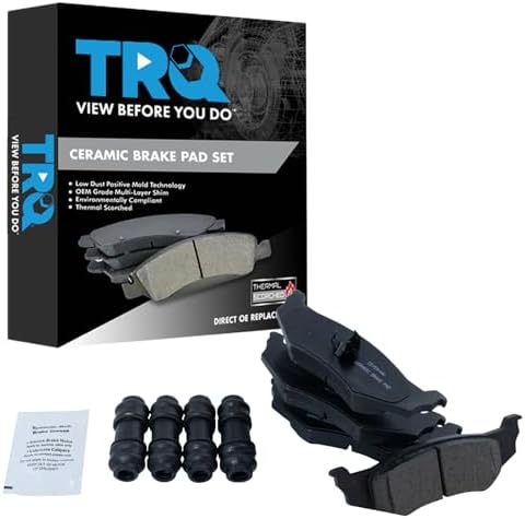 TRQ Rear Ceramic Brake Pad Kit