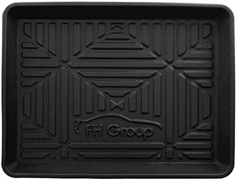 FH Group Climaproof for All Weather Protection Black Multi-Purpose Pet Feeding Bowl Tray, Dog Bowl Tray, Boot Tray, Shoe Tray, Great for Entryway or Garage 20 - Image 4