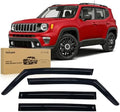 Nilight Tape-On Rain Guards for Jeep Renegade 2015-2024, 4PCS