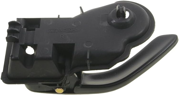 TRQ Black Interior Inside Door Handle Pair Set