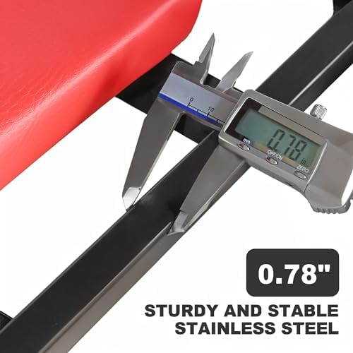 Big RED 36" Rolling Foldable Automotive Creeper， Car Creeper, 2-in-1 Garage Shop Creeper for Auto Repair, 300 Lbs Capacity, Red，TAM6505RR Torin - Image 5