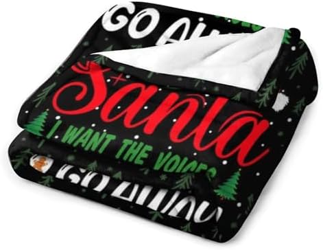 Socira Christmas Santa Blanket Throw Blanket Christmas Santa Gifts for Women Men Soft Sofa Throws for Travel Camping Bed Home Decor Car Birthday Gift 40"*50" （100 * 130cm） - Image 3