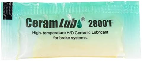 TRQ Rear Ceramic Brake Pad Set Includes Contact Point Grease