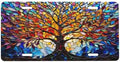 Stained Glass Tree of Life Front License Plate 6" * 12" for Women
