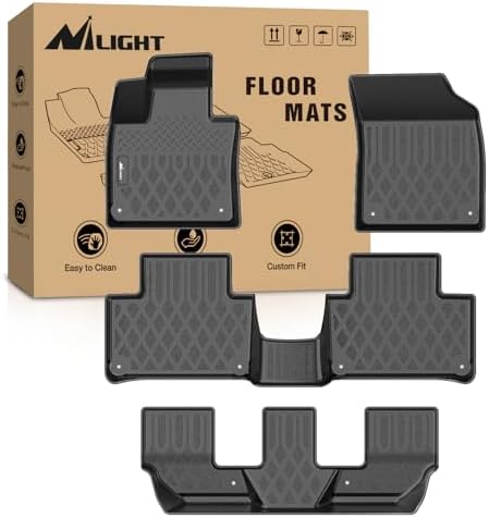 Nilight TPE Floor Mats for Volvo XC90 (Only for Plug-in Hybrid Models)