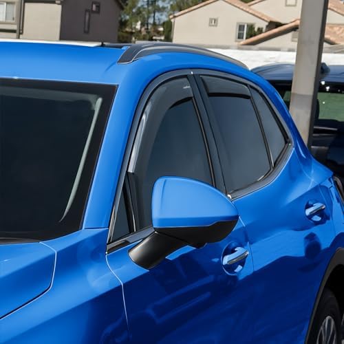 Goodyear Shatterproof in-Channel Window Deflectors for Buick Envision 2021-2026, Rain Guards, Window Visors for Cars, Vent Deflector, Car Accessories, 4 pcs - GY008461
