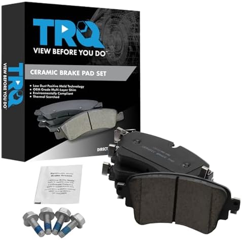 TRQ Rear Ceramic Brake Pad Set