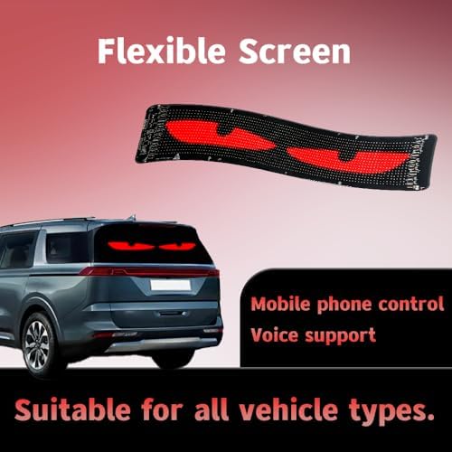 1PCS 23'' x 5'' Programmable Led Sign for Car - Flexible Led Matrix Panel