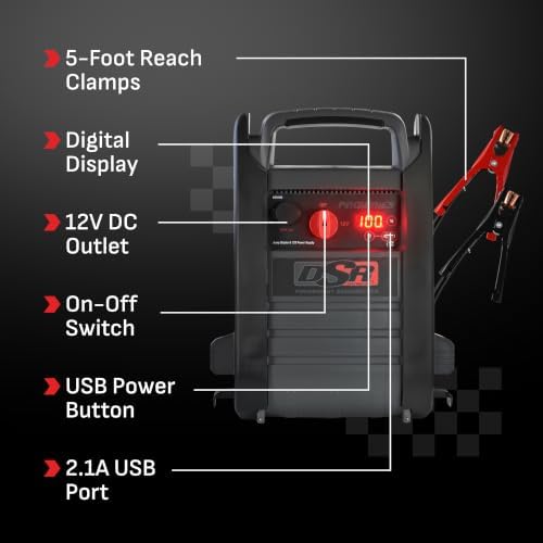 Schumacher Electric Car Battery Jump Starter & Power Station, DSR165 - Image 6