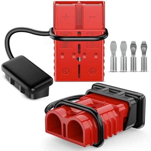 Nilight 350AMP Anderson Plug 2/0AWG 12V-36V Battery Quick Connect Kit