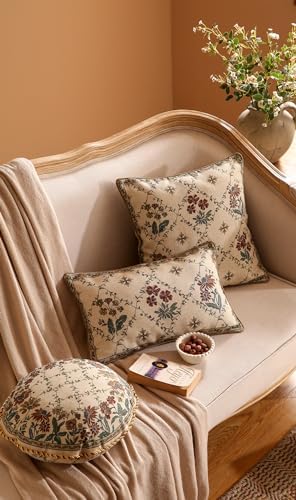 patdrea Designer French Vintage Throw Pillow Cover,12"x20" - Image 6