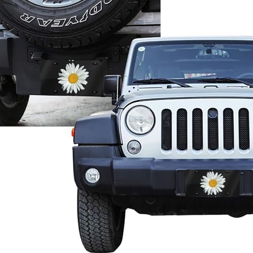 Retro Daisy Front License Plate 6" * 12" for Women