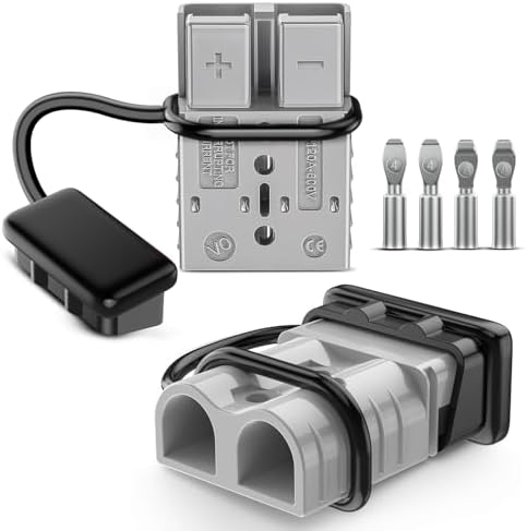 Nilight 120AMP 4AWG Anderson Connector Plug 12V-36V Battery Quick Connect