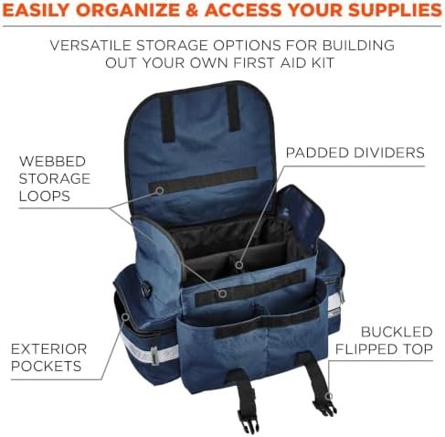 Ergodyne Arsenal 5210 Trauma Bag, Blue, Small, 13417 - Image 3