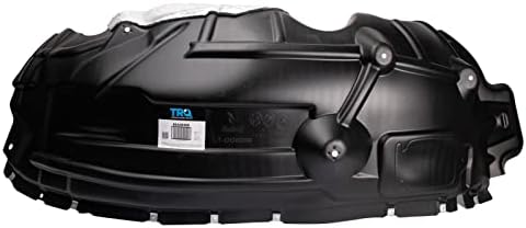 TRQ Front Right Rearward Inner Fender Liner Black Passenger Side