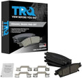 TRQ Rear Brake Pads Ceramic Hardware Wear Sensor