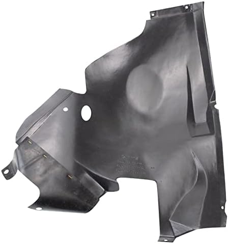TRQ Front Right Forward Inner Fender Liner Black Passenger Side