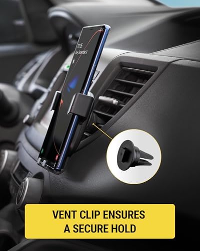 Scosche GHVWD 3-in-1 Universal Suction Cup Phone Mount for Car and Truck Dashboard/Windshield/Vent Mount, 360° Adjustable Phone Stand, Cell Phone Holder Compatible with iPhone and All Android Phones