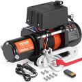 VEVOR Electric Winch, 6000 lb Truck Trailer Winch, 12V DC 1/4 in x 55 ft Synthetic Rope Aluminum Fairlead Wireless & Wired Remote Control, IP55 Waterproof Towing for Off Road SUV ATV UTV Jeep Boat by VEVOR