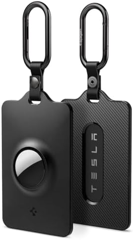 Spigen Air Fit Key Card Holder Designed for Tesla with AirTag Slot