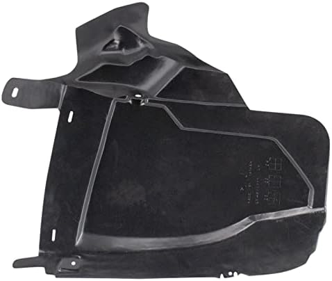 TRQ Front Left Forward Inner Fender Liner Black Drivers Side