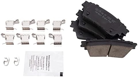 TRQ Rear Ceramic Brake Pad Set