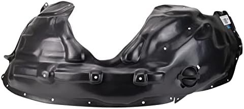 TRQ Front Right Inner Fender Liner Black Passenger Side