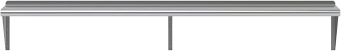 AmGood 72" Long X 12" Deep Stainless Steel Wall Shelf | NSF Certified | - Image 4