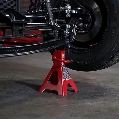 BIG RED 2 Ton Jack Stands Fit Use for Cars, Sedans, and Most Automobiles - Image 7