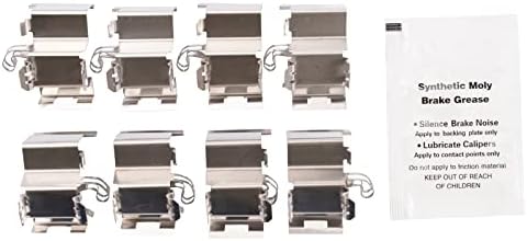 TRQ Rear Brake Pads Ceramic Hardware