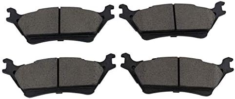TRQ Rear Brake Pads Ceramic Hardware