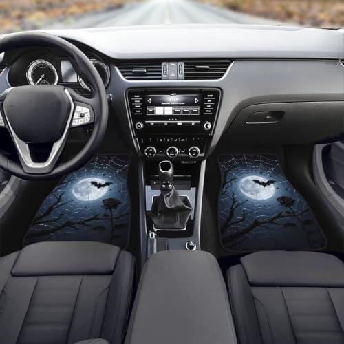 Spider Web Car Floor Mats 4 Pcs Set of Vehicle