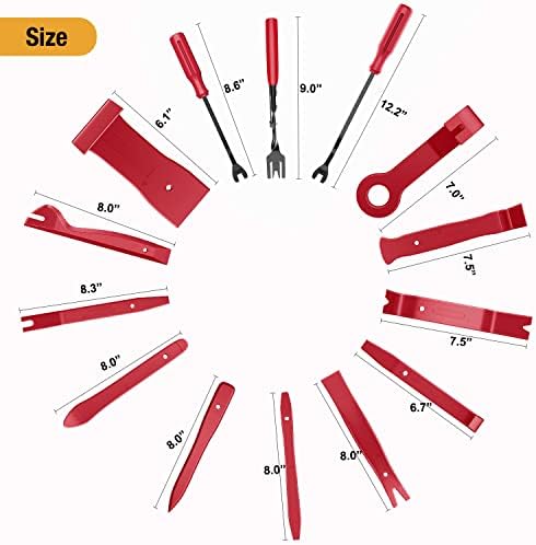 GOOACC 238Pcs Auto Trim Removal Tool and Push Pin Retainer Clip Set - Image 2