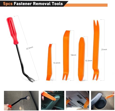GOOACC 795Pcs Car Push Retainer Clips & Auto Fasteners Assortment 23 Sizes - Image 6