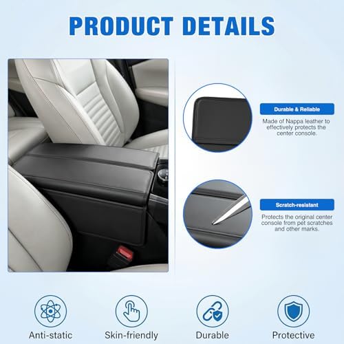 Nilight Center Console Cover for Nissan Rogue 2021-2026 Car Armrest Cushion