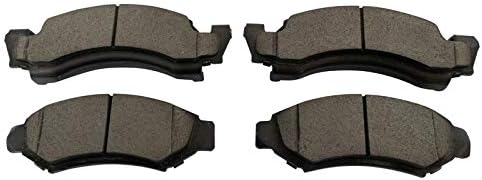 TRQ Front Ceramic Brake Pad Set