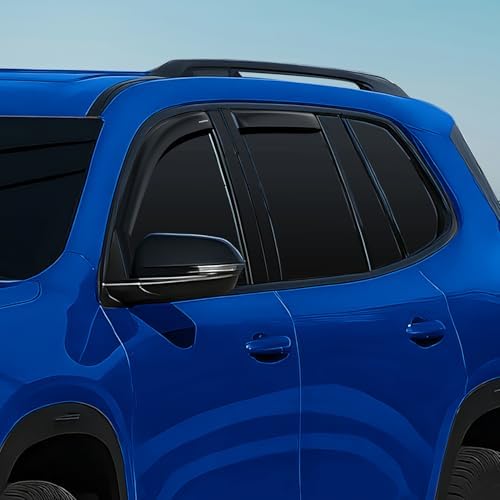 Goodyear Shatterproof in-Channel Window Deflectors for GMC Acadia 2024-2026, Rain Guards, Window Visors for Cars, Vent Deflector, Car Accessories, 4 pcs - GY009018