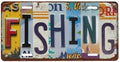 Fishing Front License Plate 6" * 12" for Women