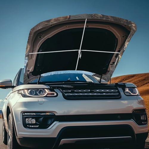 Funny Bear Car Hood Cover Polyester Elastic Fabrics Can be Washed Suitable for SUV Trucks Universal for Cars