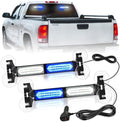 Nilight 40LED Blue White Emergency Strobe Traffic Advisor Light Bar with Suction Cups Dash Safety Warning Hazard Flashing Lights Interior Front/Rear Windshield for Trucks Construction Vehicles