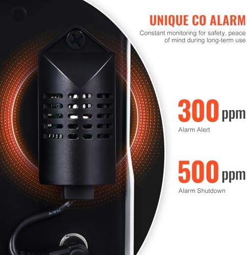 VEVOR 8KW Diesel Heater, 12V/24V All in One Diesel Air Heater, with Bluetooth APP Control, Remote Control and Display Screen, CO Alarm, Fast Heating Portable Diesel Heater for Vehicles and Outdoors - Image 3