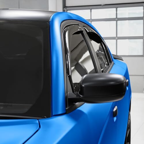 Goodyear Shatterproof in-Channel Window Deflectors for Dodge Charger 2011-2023, Rain Guards, Window Visors for Cars, Vent Deflector, Car Accessories, 4 pcs - GY007897