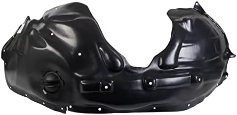 TRQ Front Left Inner Fender Liner Black Drivers Side