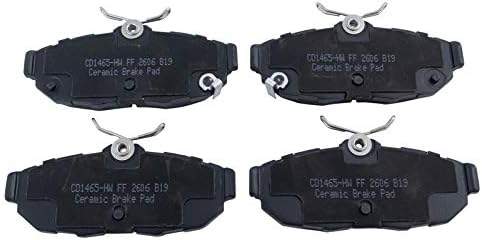 TRQ Rear Brake Pads Ceramic