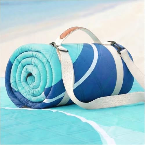 RYCHIC Waterproof Beach Blanket Picnic Outdoor Camping Mat Rug Oversized Extra Large Foldable Sandproof Sand Free Big XL Giant Towel Hawaii Honeymoon Essentials Women Summer Must Have Vacation Gift by RYCHIC