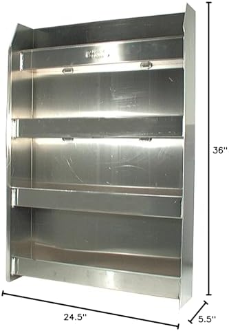 Pit Pal Products 310 36" x 24.5" x 5.5" Oil Storage Trailer Cabinet - Image 2