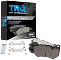 TRQ Front Ceramic Brake Pad Set