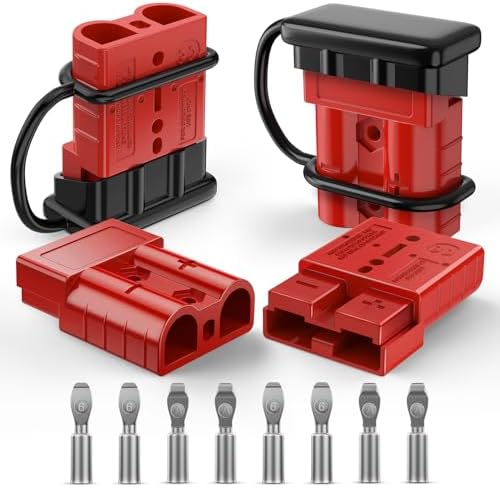 Nilight 50A 6AWG Anderson Connector Plug 12V-36V Battery Quick Connect Kit