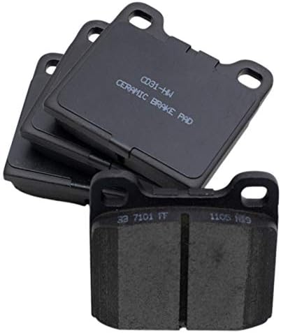 TRQ Front and Rear Ceramic Brake Pad Set